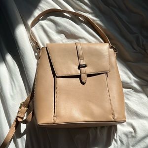 Universal thread faux leather backpack purse